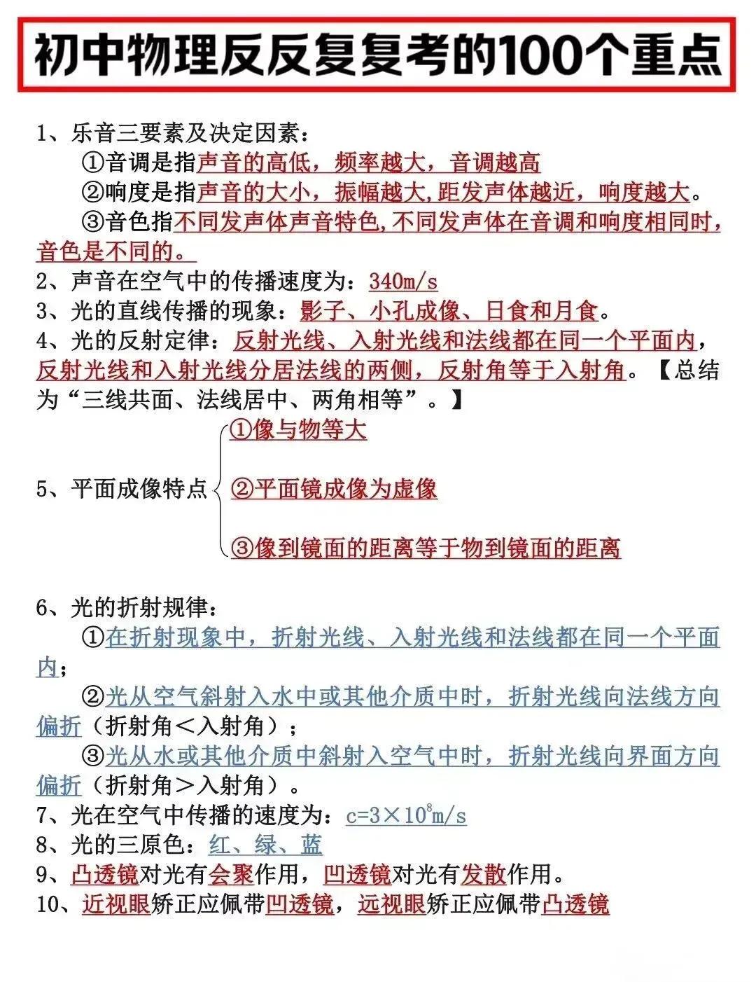 反复反复考的知识点