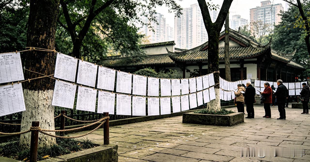 紧邻解放碑闹市的重庆人民公园，每到周末就变身热门相亲场地，本地不少市民、网友专程