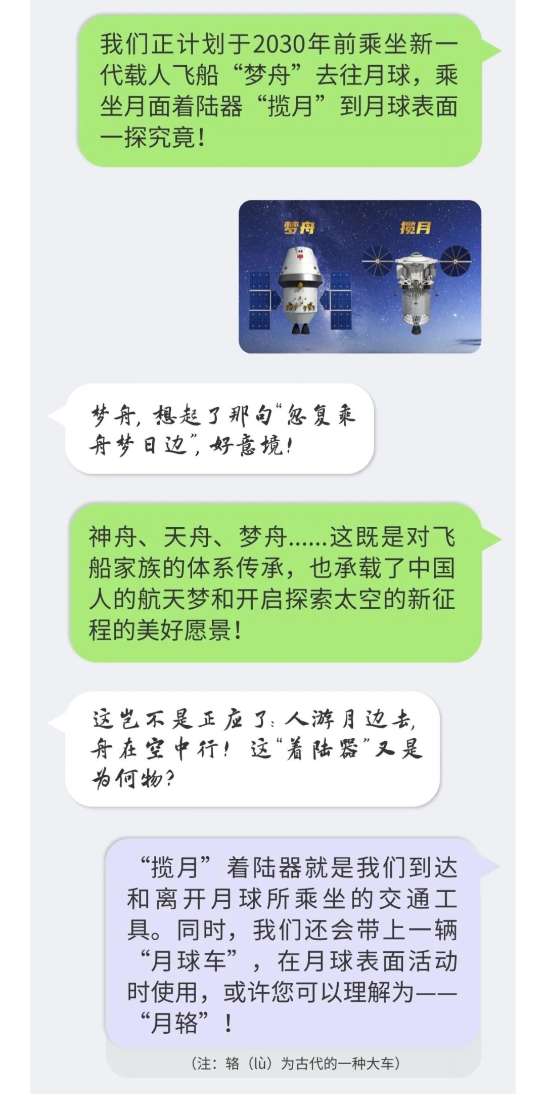 载人月球车“月辂”[馋嘴]图:载人航天办公室 ​​​