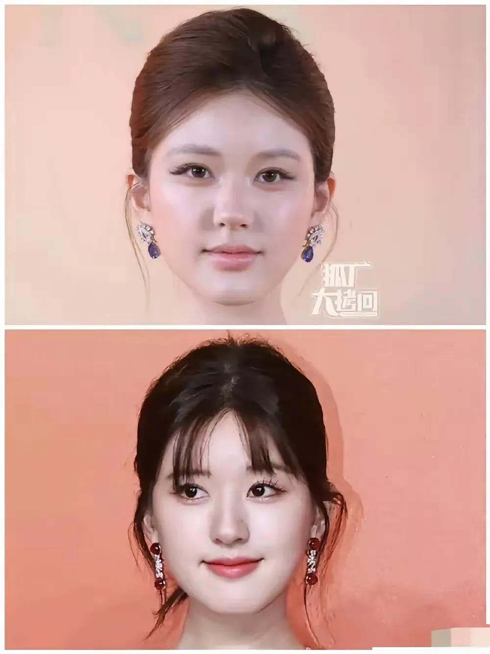 唉，怎么就想不开了呢,看看去年赵露思还是元气少女,多自然啊,怎么过一年,今年看着
