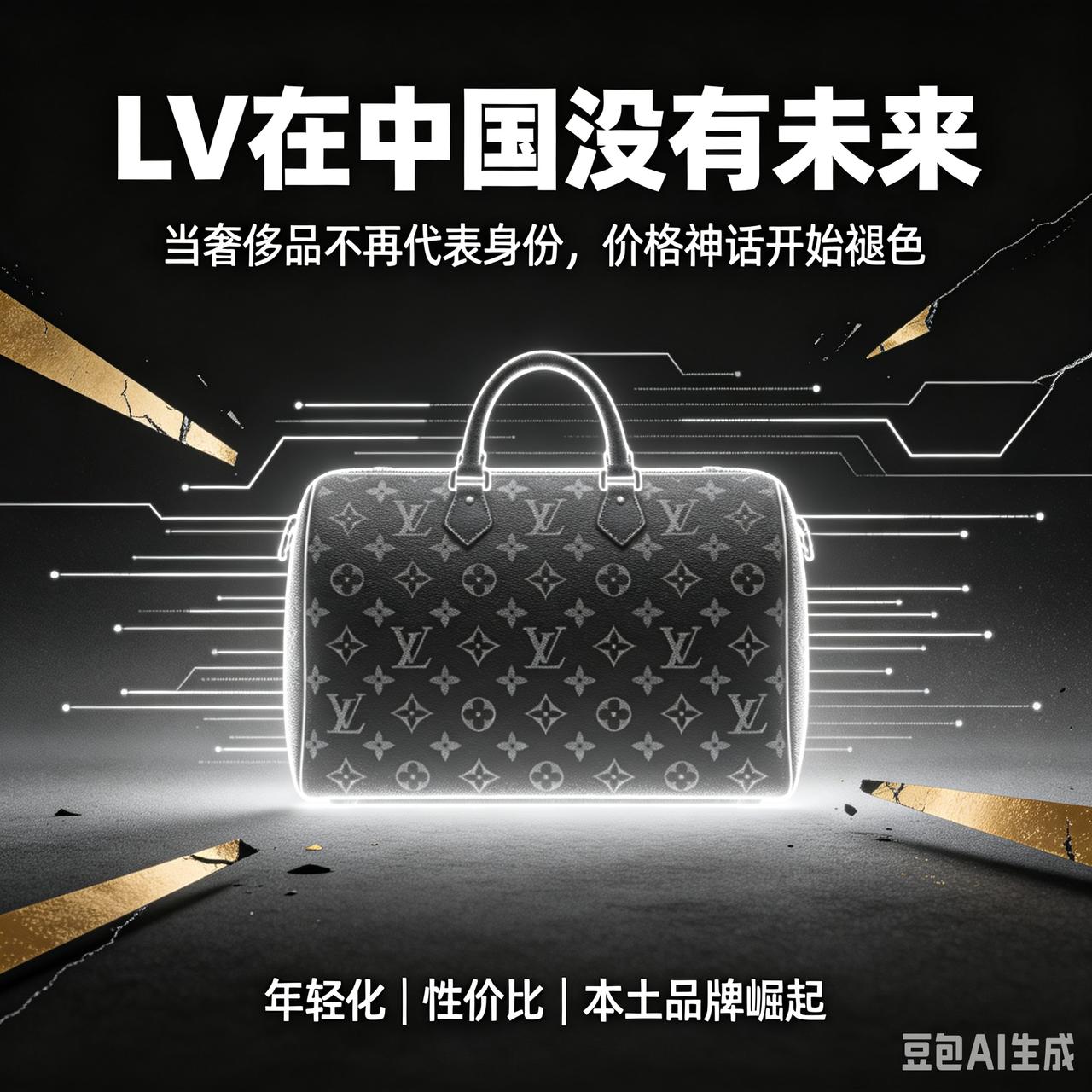 【LV 在中国不会有未来了】

昨天晚上在家吃饭，小学毕业的天然天意就和我聊起来
