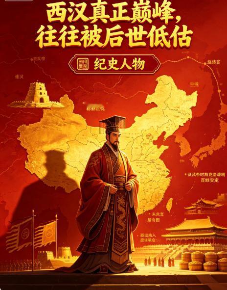 提起西汉帝王，很多人第一反应就是汉武帝北伐匈奴的赫赫战功。可很少有人知道，西汉国