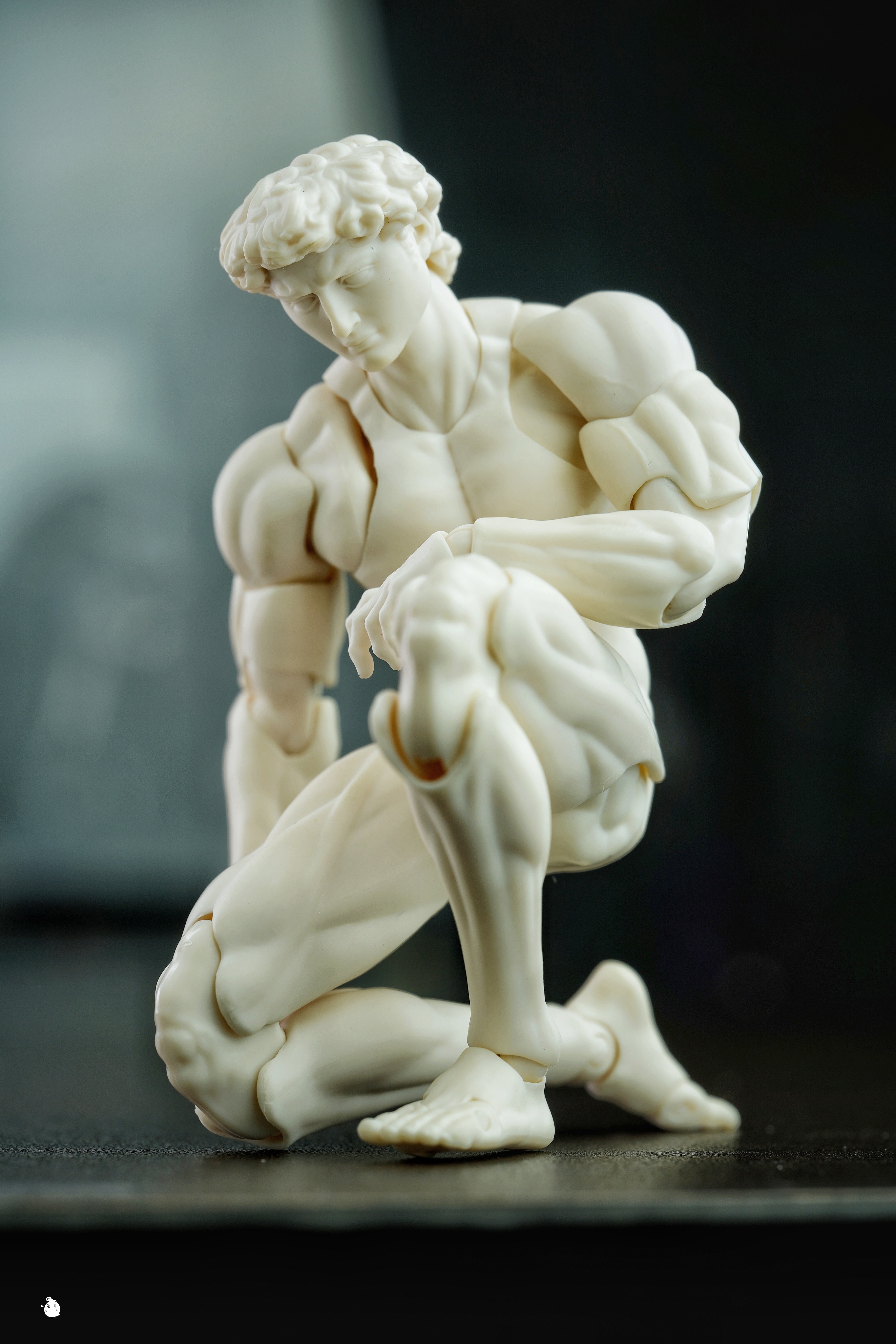 驰野工作室 大卫素体样品试完，关节阻尼很棒。整体身体肌肉修型更加美感，肌肉纹理也
