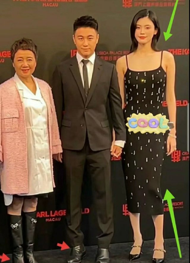 何猷君好像不太在乎奚梦瑶比自己高，奚梦瑶实现高跟鞋自由。 ​​​