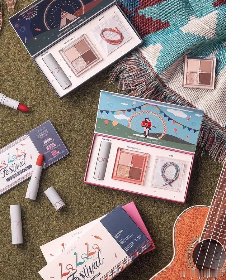 🎁连送10份！Romand四色眼影盘+口红套装！转发+关注就有机会，5月17日