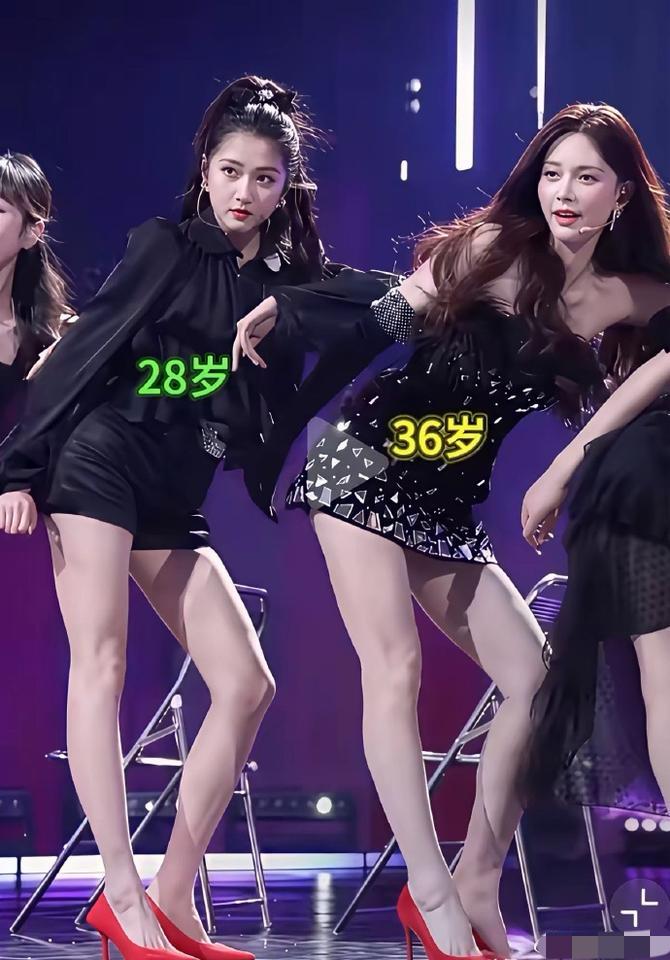 沈梦辰和关晓彤同框，我真是羡慕杜海涛了！

36岁的沈梦辰和28岁的关晓彤站一起