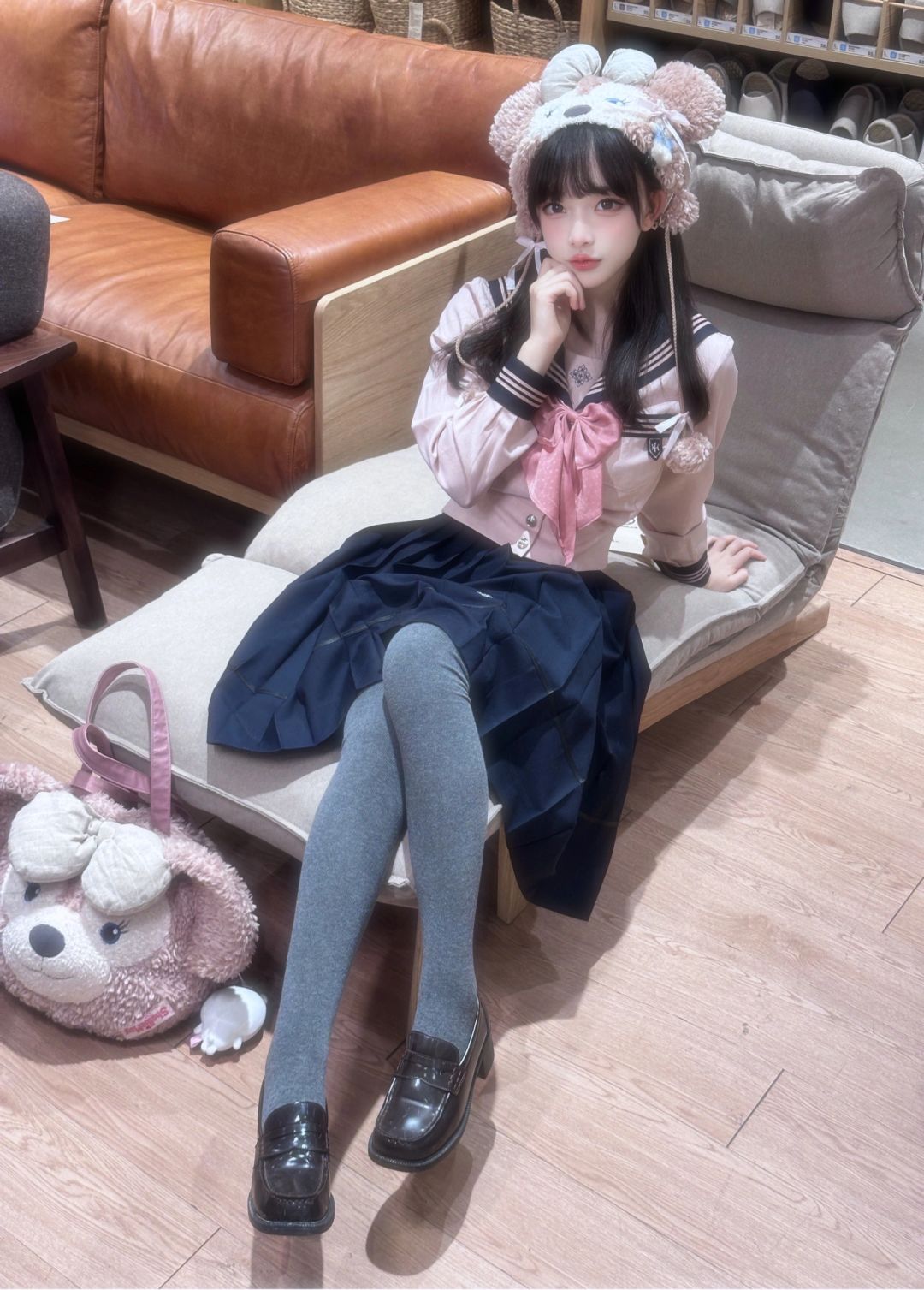 🎀没有人懂灰色连裤袜嘛！