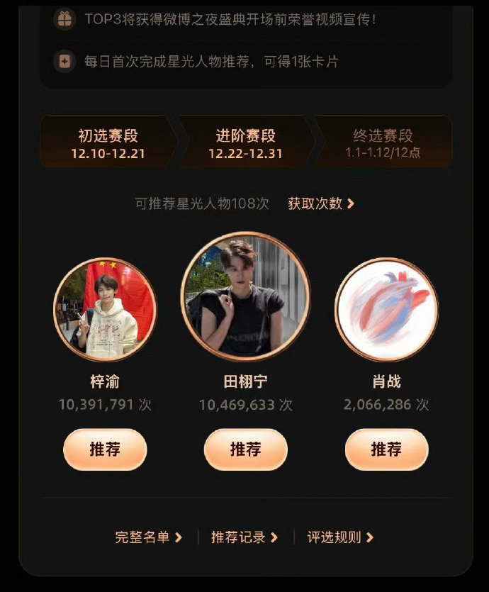 新顶流和旧顶流巅峰相遇田栩宁梓渝肖战顶流遇顶流 田栩宁、梓渝、肖战，新顶流和旧顶