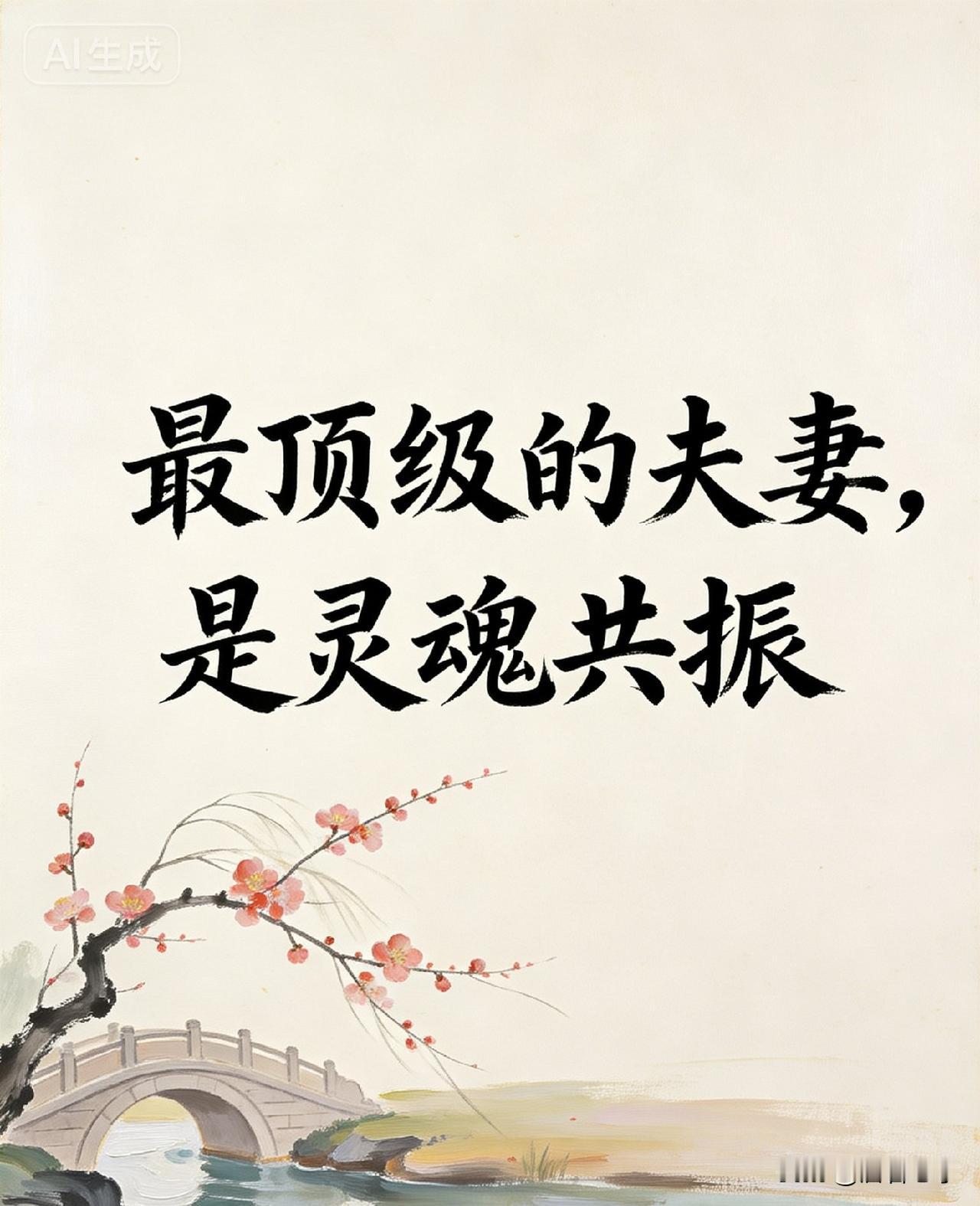 最顶级的夫妻，是灵魂共振

纪伯伦在《先知》里说：“爱，不是彼此凝视，而是一起朝