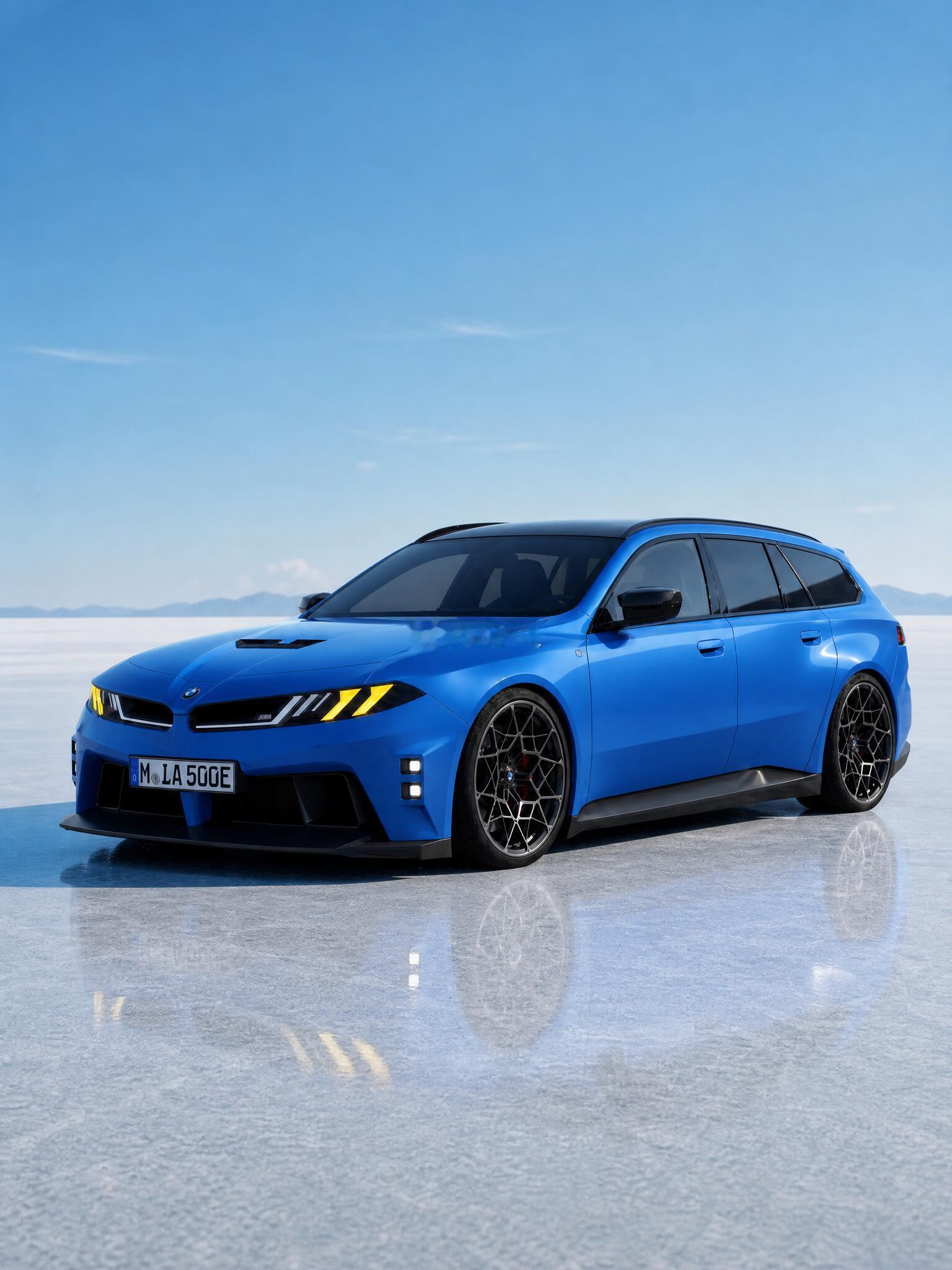 BMW iM3 Touring来啦。（根据i3Touring谍照ai做的图）宝马