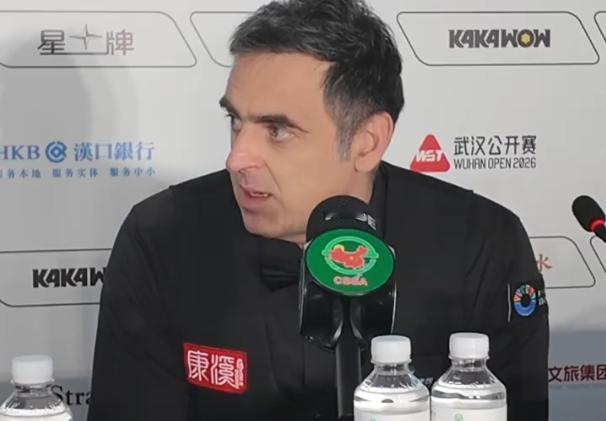 2026斯诺克武汉公开赛16进8轮次，“火箭”罗尼-奥沙利文5-2战胜斯蒂芬-马