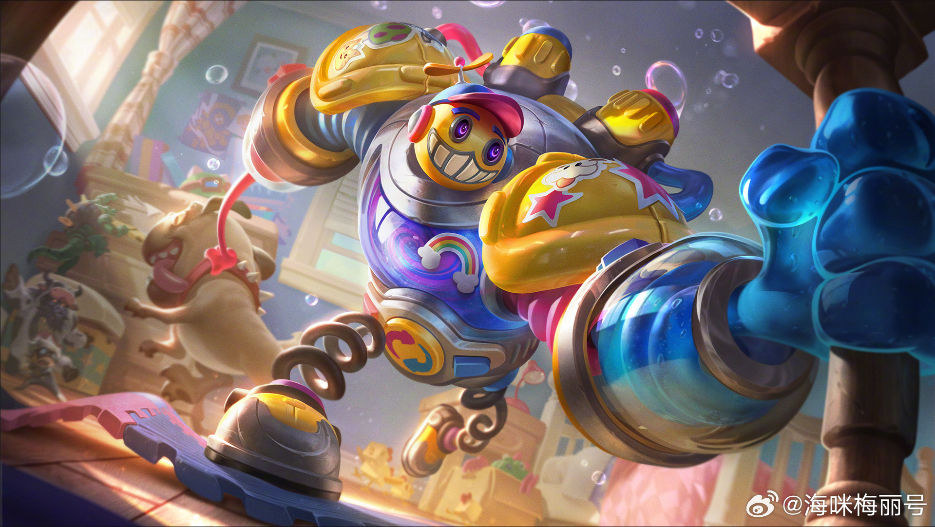 LOL愚人节彩蛋细节下班了满心欢喜的打开英雄联盟玩一把上单对线这么一个皮可太有生