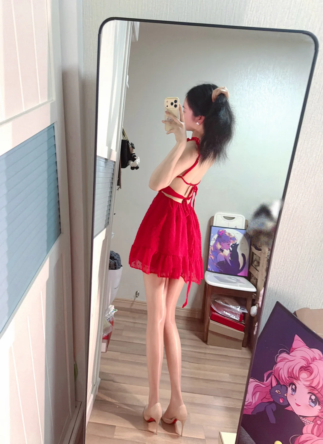 红色果然风情万种～