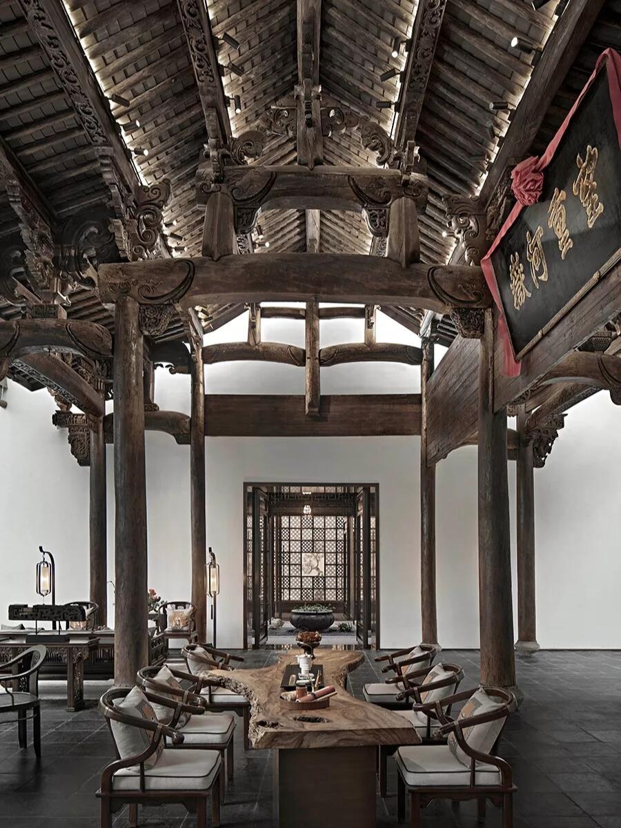 建发房产。古建售楼部