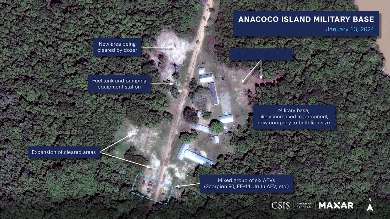 委内瑞拉在圭亚那边境部署军事力量。

委内瑞拉已在其与圭亚那的边境部署了数千名军