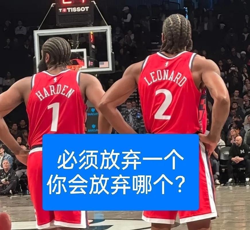 倘若你是快船队的老板，在哈登与伦纳德之间必须舍弃一人的情况下，你会放弃谁呢？
哈