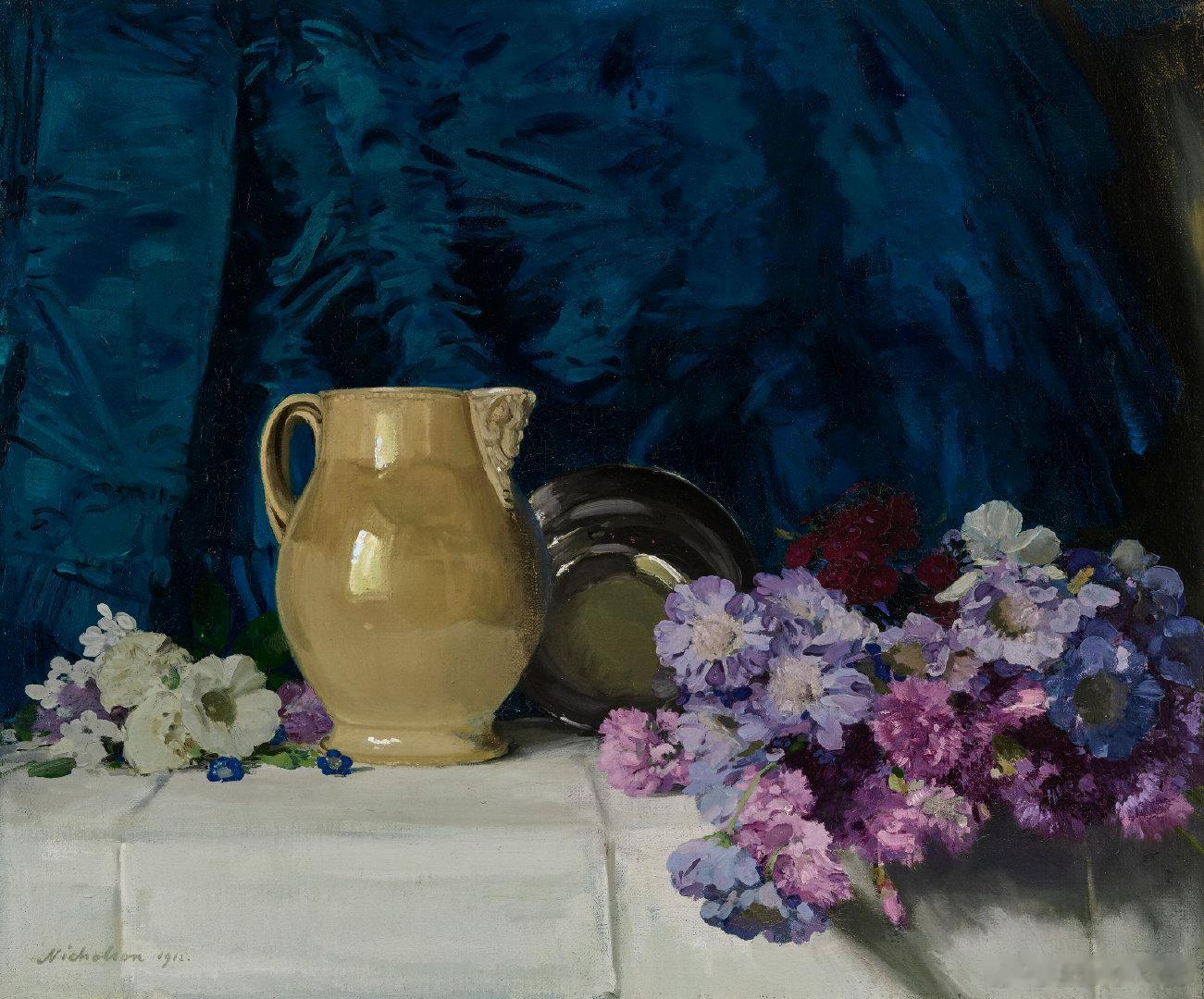 西洋历史文化鱼缸[超话] 英国画家WILLIAM NICHOLSON (1872