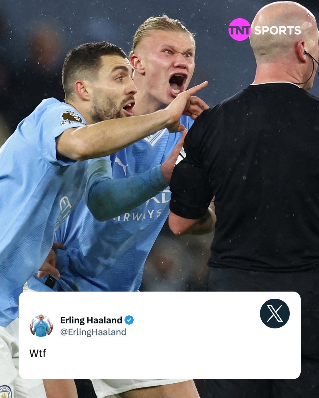 哈兰德职业生涯第一次单场比赛射门超过5次却没有射正球门… ​​​