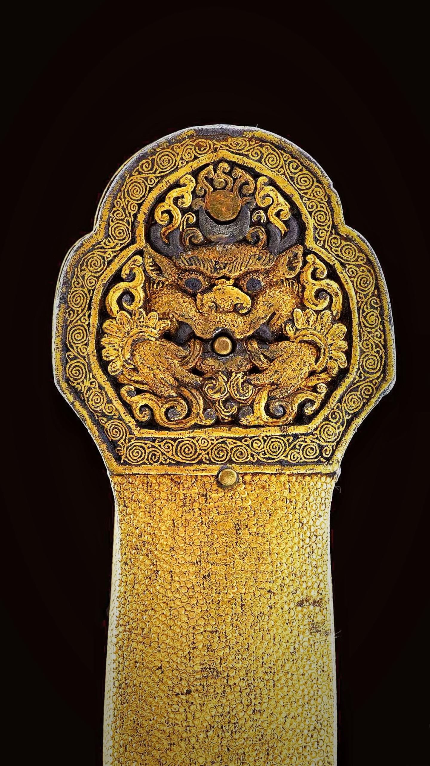 明代·永乐御剑。滚滚长江东逝水，浪花淘尽英雄 是非成败转头空 ——明·...