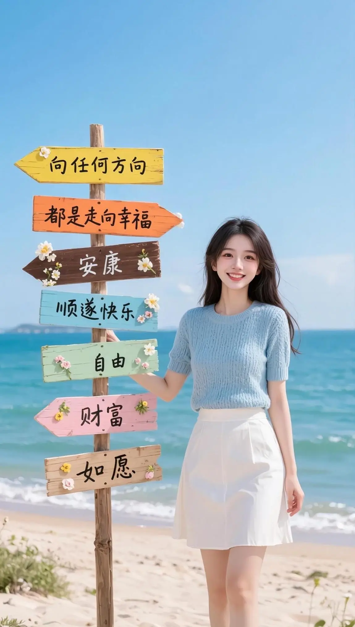 祝大家，安康，顺遂，快乐，自由，发财，如意