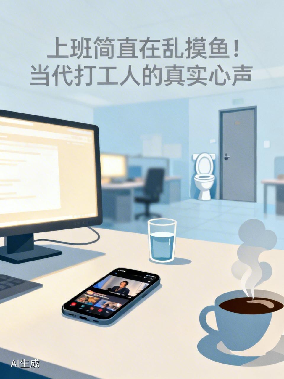 上班简直在乱摸鱼！当代打工人的真实心声
 
别不好意思承认，很多人上班都在偷偷摸