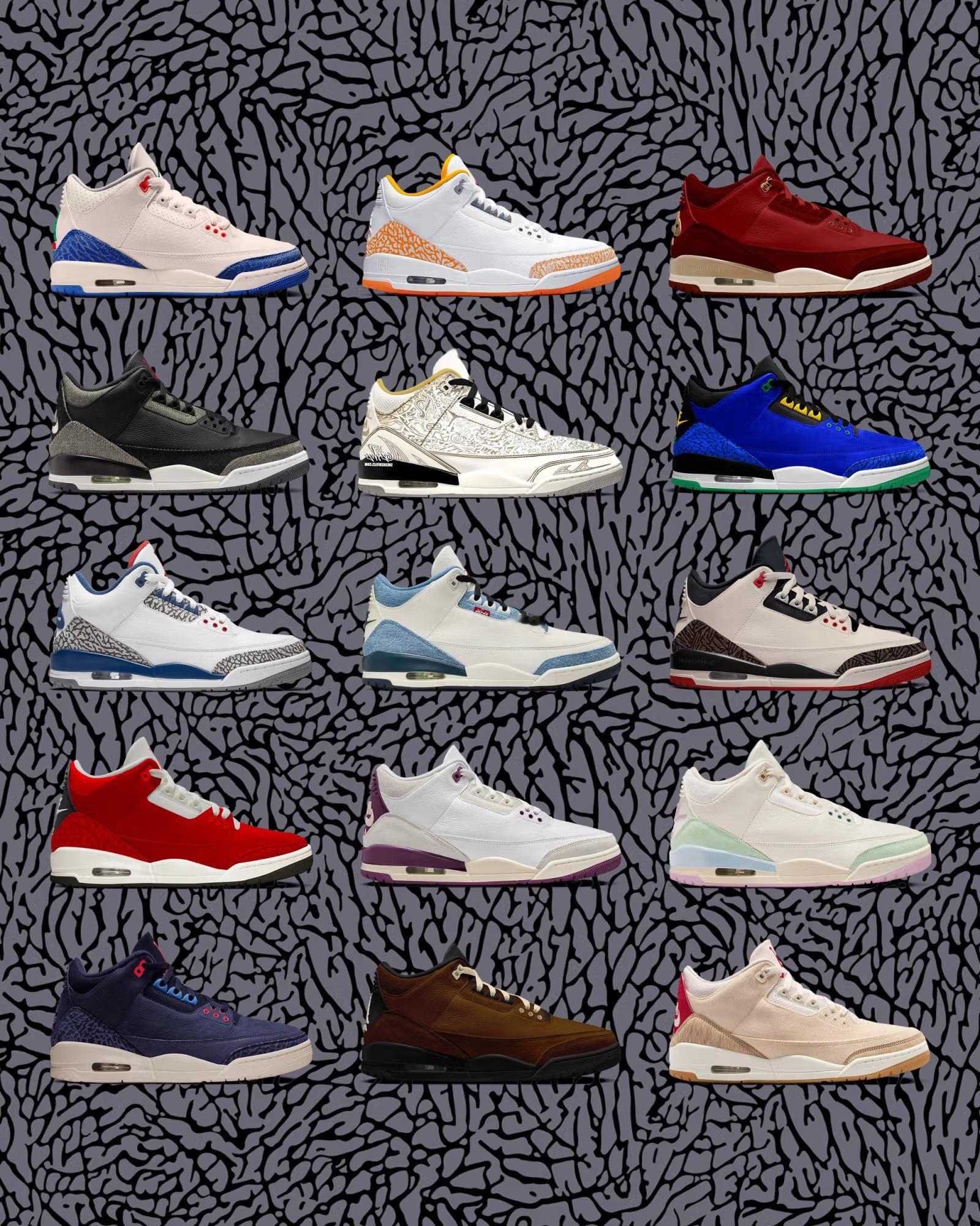 Air Jordan 3 2026年已经确定要复刻16双 