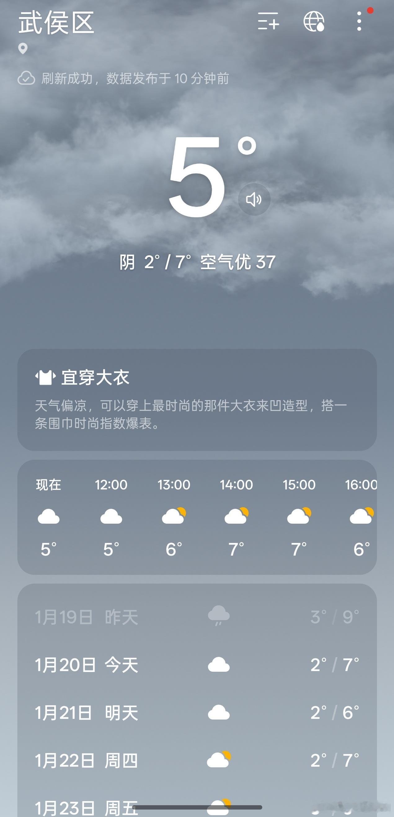 一觉醒来，好像朋友圈各地的小伙伴，都在下雪？？？要不，成都也飘一点嘛？