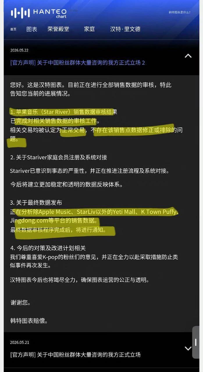 CORTIS中输又双叒反转了H榜最新回应：AM（星河）属正常交易销量无误并具有法
