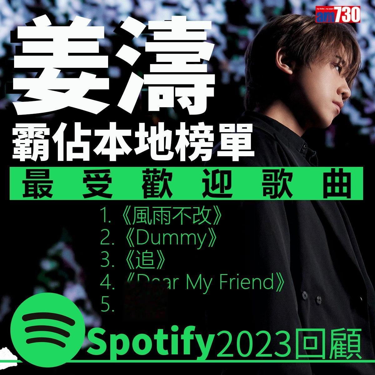 他不愧为香港顶级流量男歌手，目前已经霸占香港歌曲榜单排行榜，你有听过这些歌曲吗？