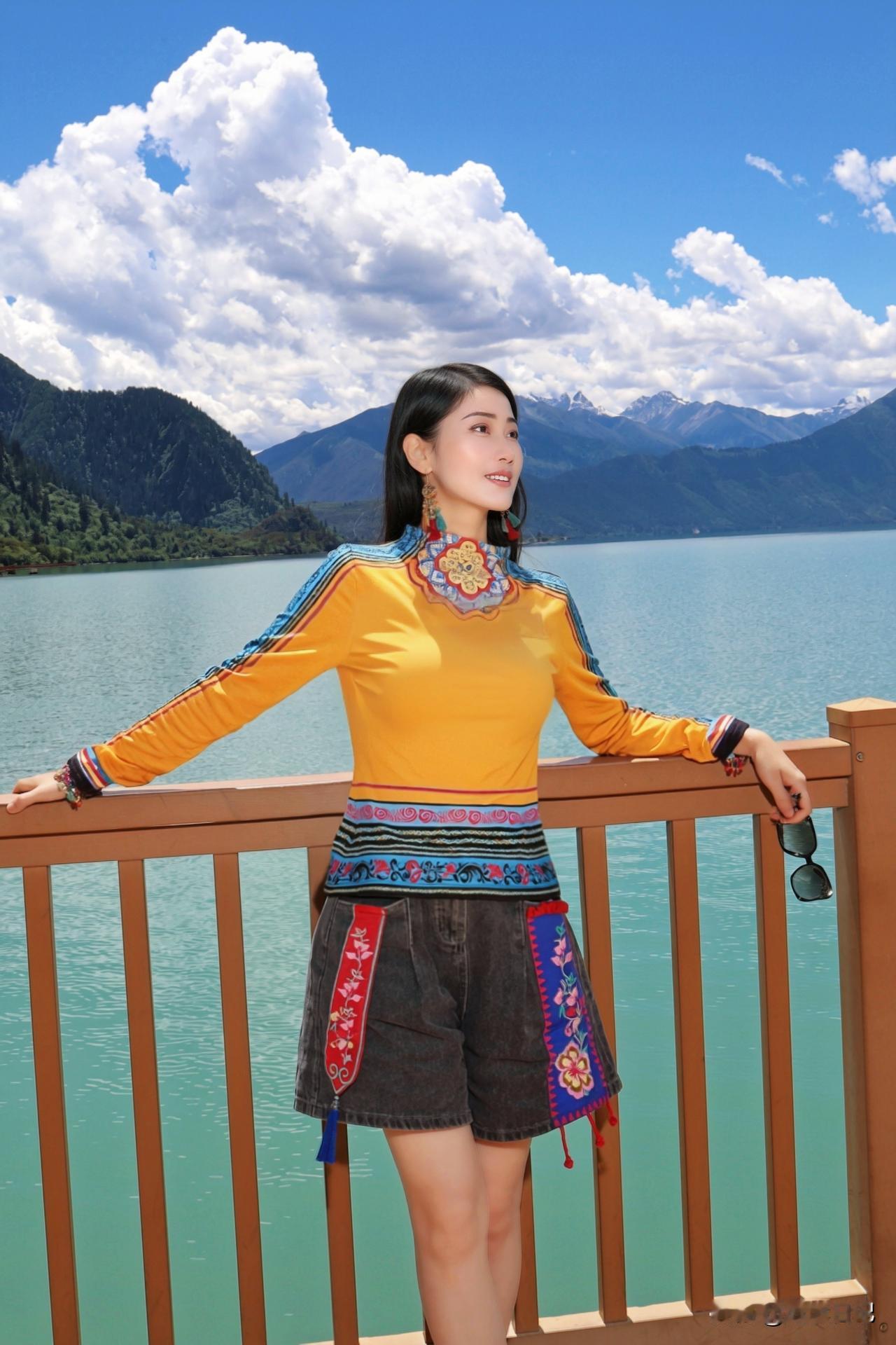 西藏路上，不能错过的巴松措。