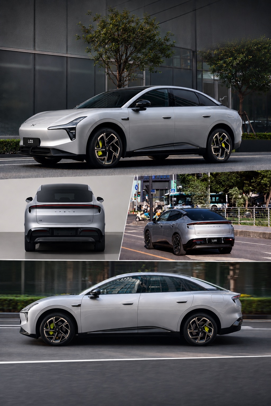 小鹏MONA系列首款SUV——小鹏L03银色版 实车曝光据悉，该车已经出现在 4