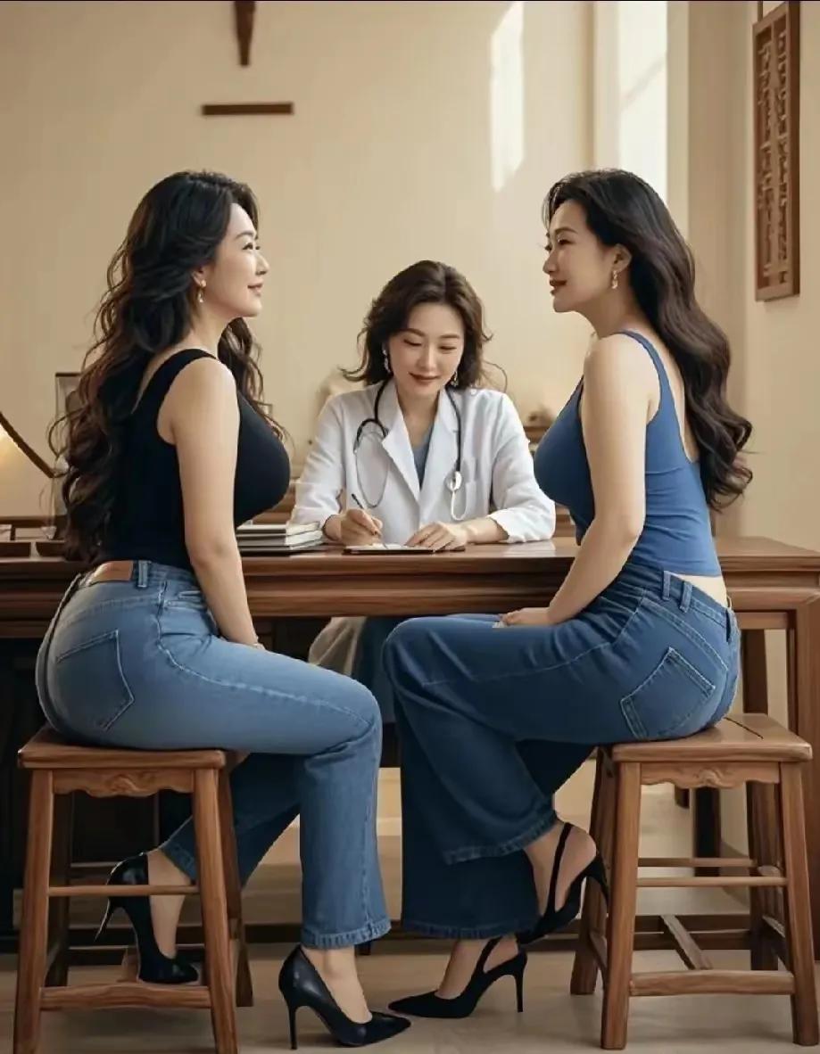 周末，我和闺蜜一起去看医生