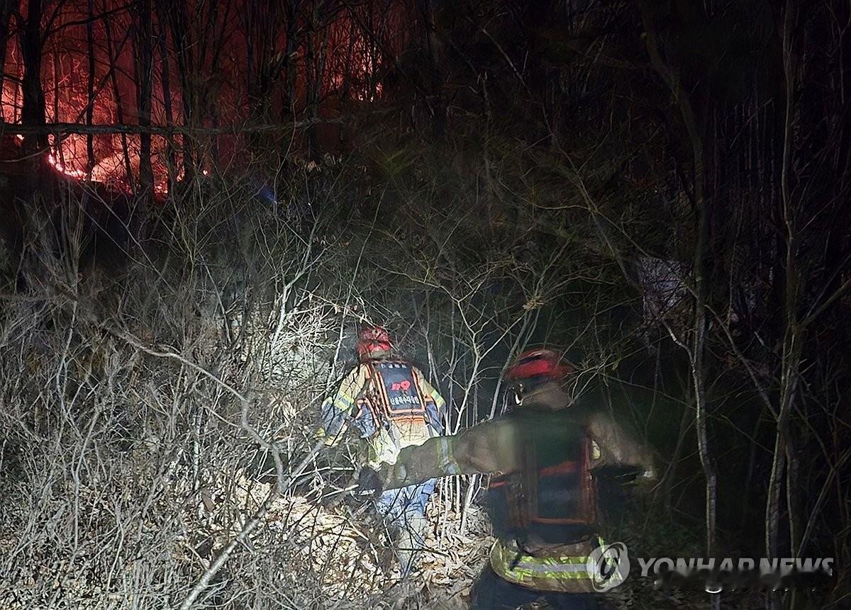 快讯：韩国空军表示，首尔时间25日晚7时31分左右，庆尚北道忠州基地所属的F-1