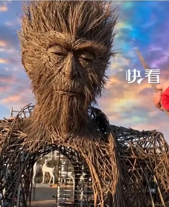 “民间真有高手！”山东东营，一名80后汉子，就地取材一个人闷头干了两个多月，竟搭