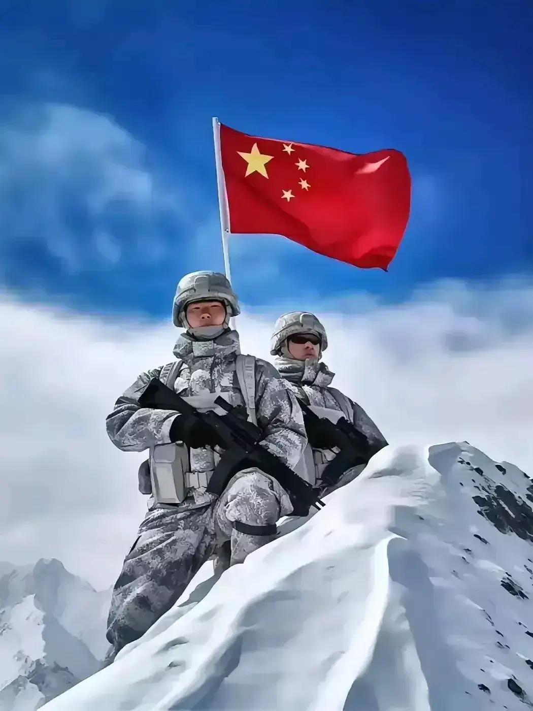 伟大的人民英雄子弟兵们，您为了祖国和人民群众的安稳，不惧一切艰难险阻，日夜坚守在