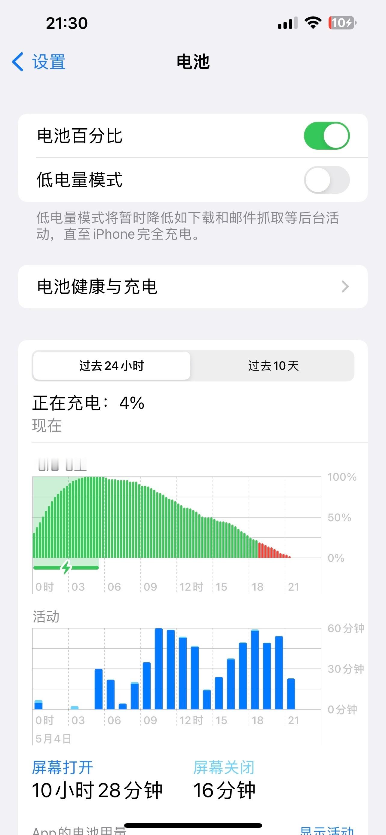 iPhone 13 Pro Max绝对是Wi-Fi战神，电池仅有84健康度，亮屏