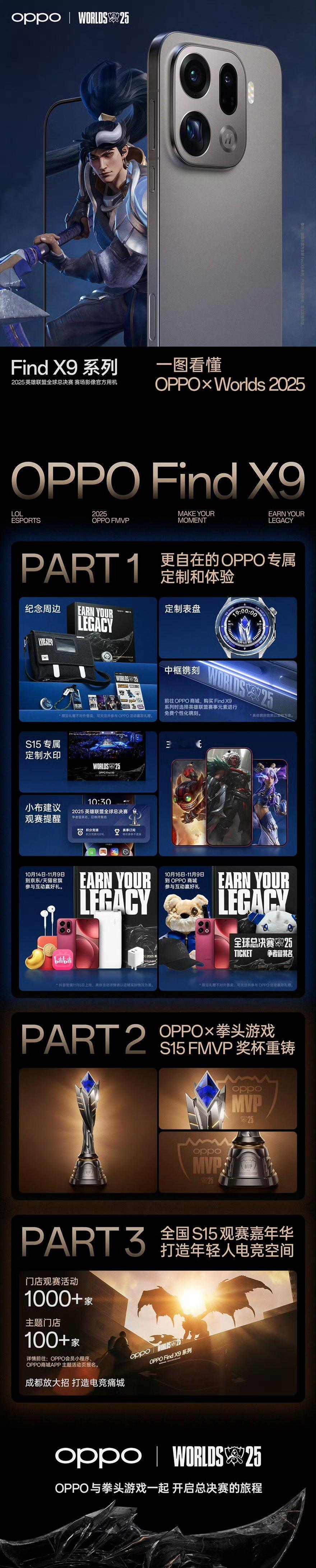 OPPO S15一张图康康：2025英雄联盟全球总决赛赛场影像官方用机——OPP