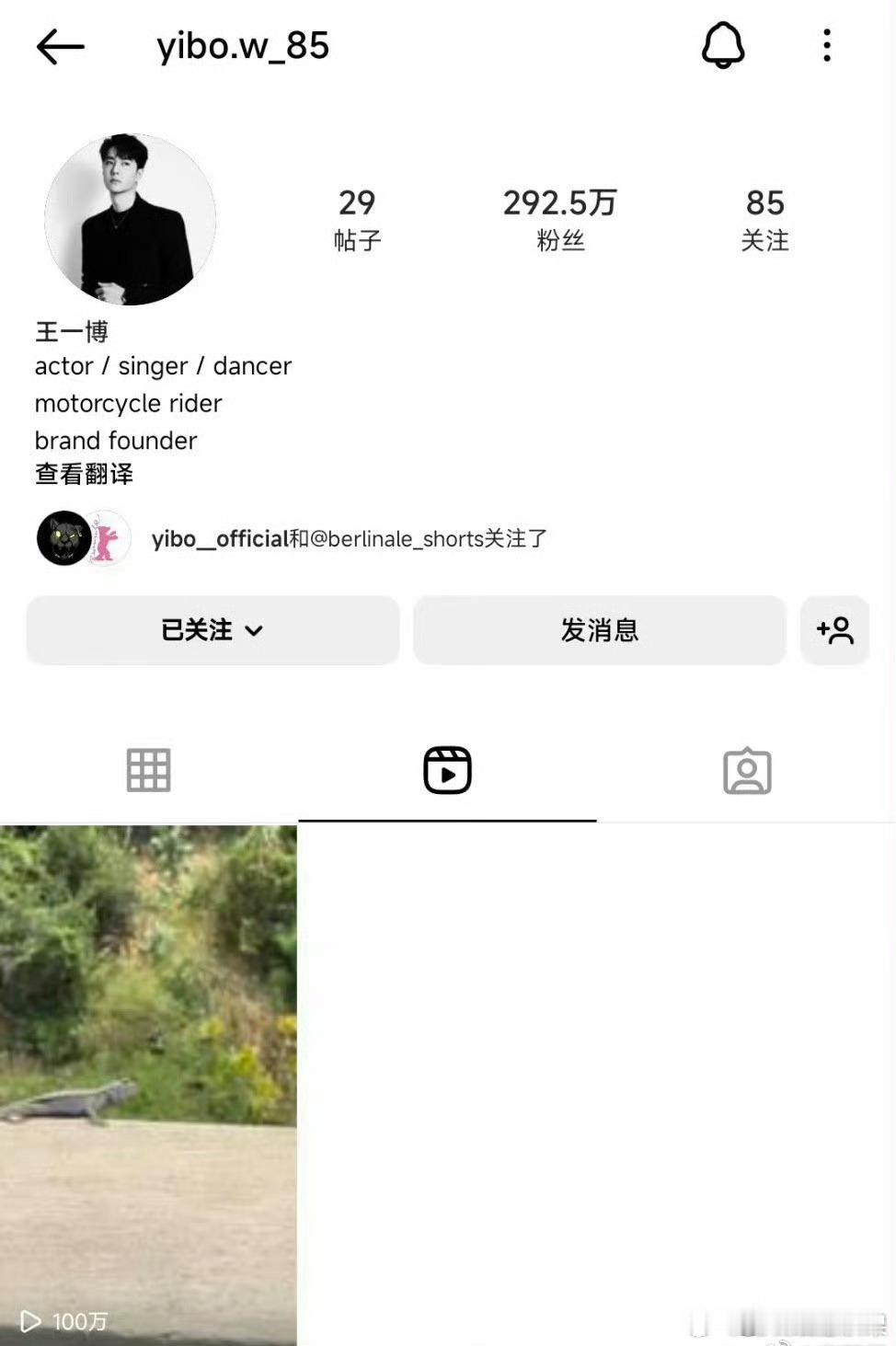 王一博随手拍的一只蜥蜴都播放量过百万 和丁禹兮ins过百万应该都是top级别了的
