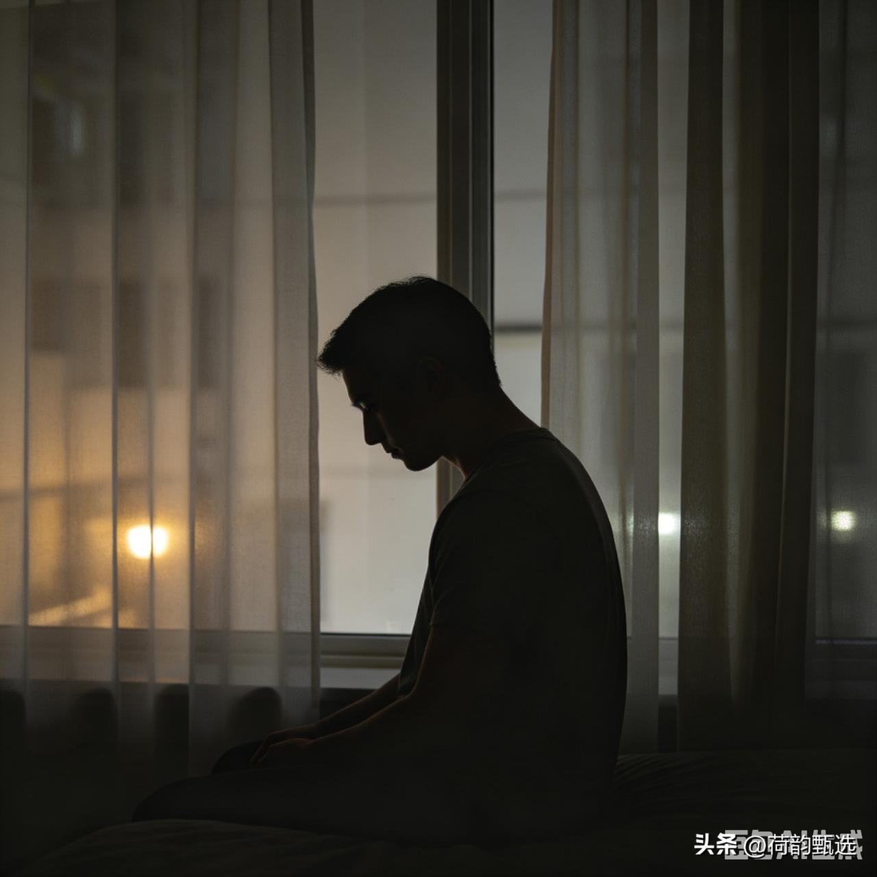 成年人的世界，连崩溃都要排个队。

最近网上有个帖子特火，说是一男子在深夜的末班