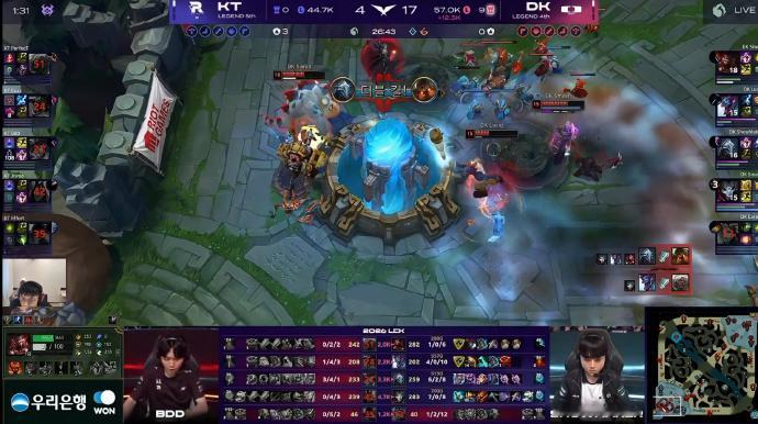DK 2-1 KT许哥要突破自己心魔！正面BDD！并且DK就是靠下路C的队伍！下