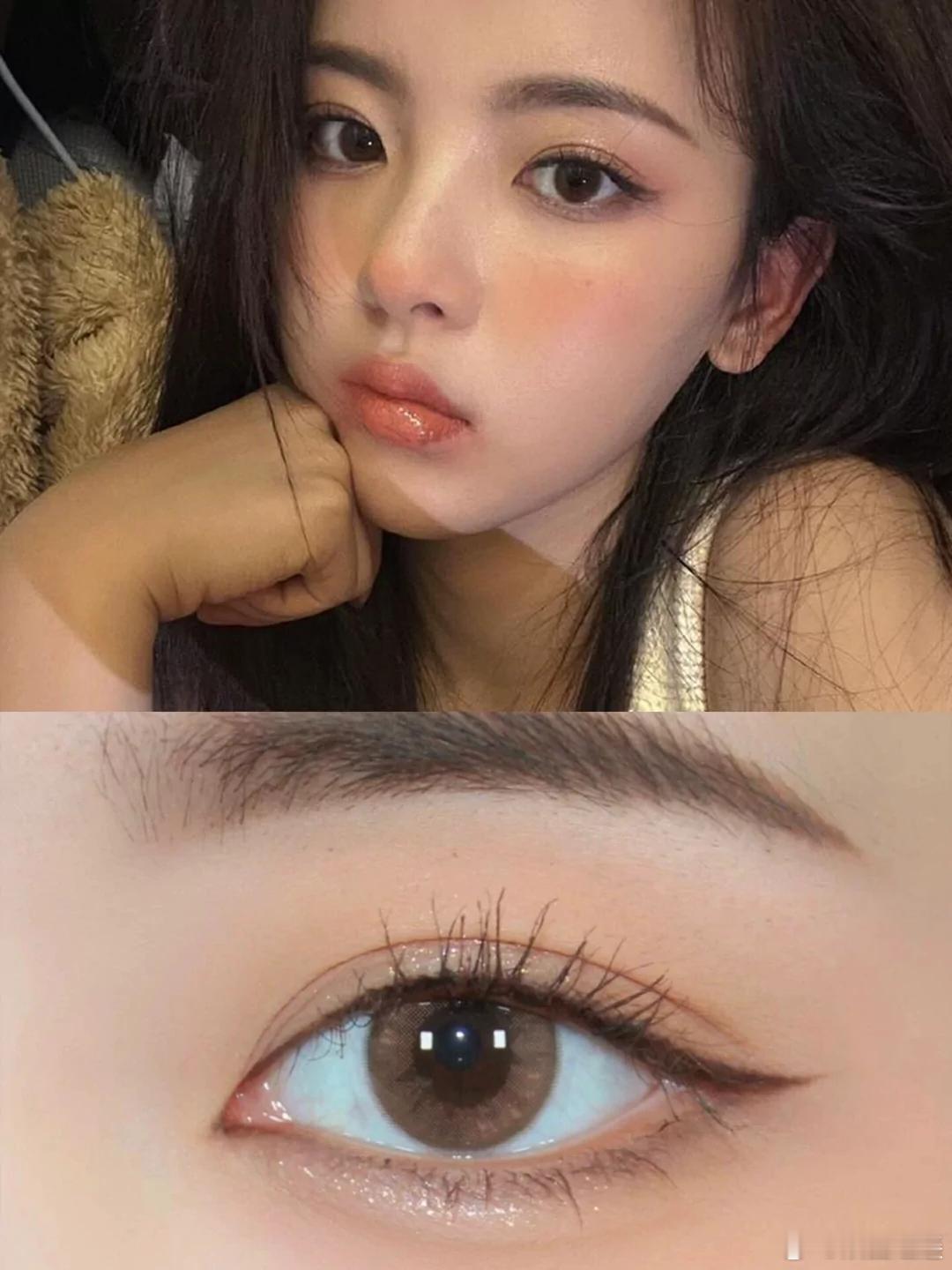 杨超越仿妆|氛围感钓系眼妆速成！ 超越仿妆，真的很绝！一整个纯欲住啦！ 眼妆部分