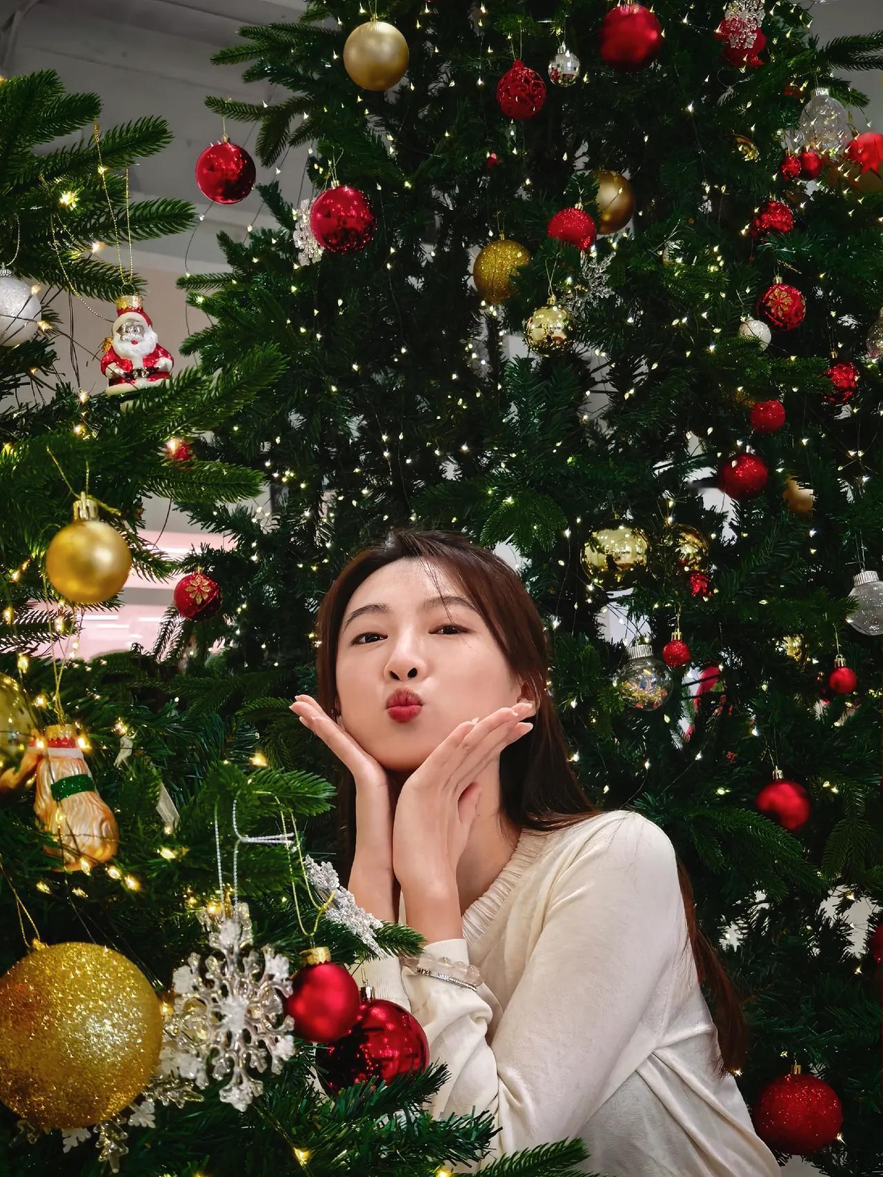 红妆映雪，玉树琼枝。