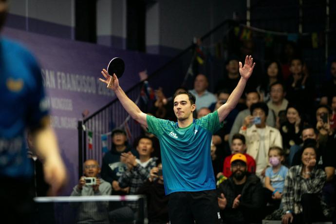 雨果世排第二创新高 在本周(2月9日)更新的国际乒联世界排名中，巴西球员雨果·卡