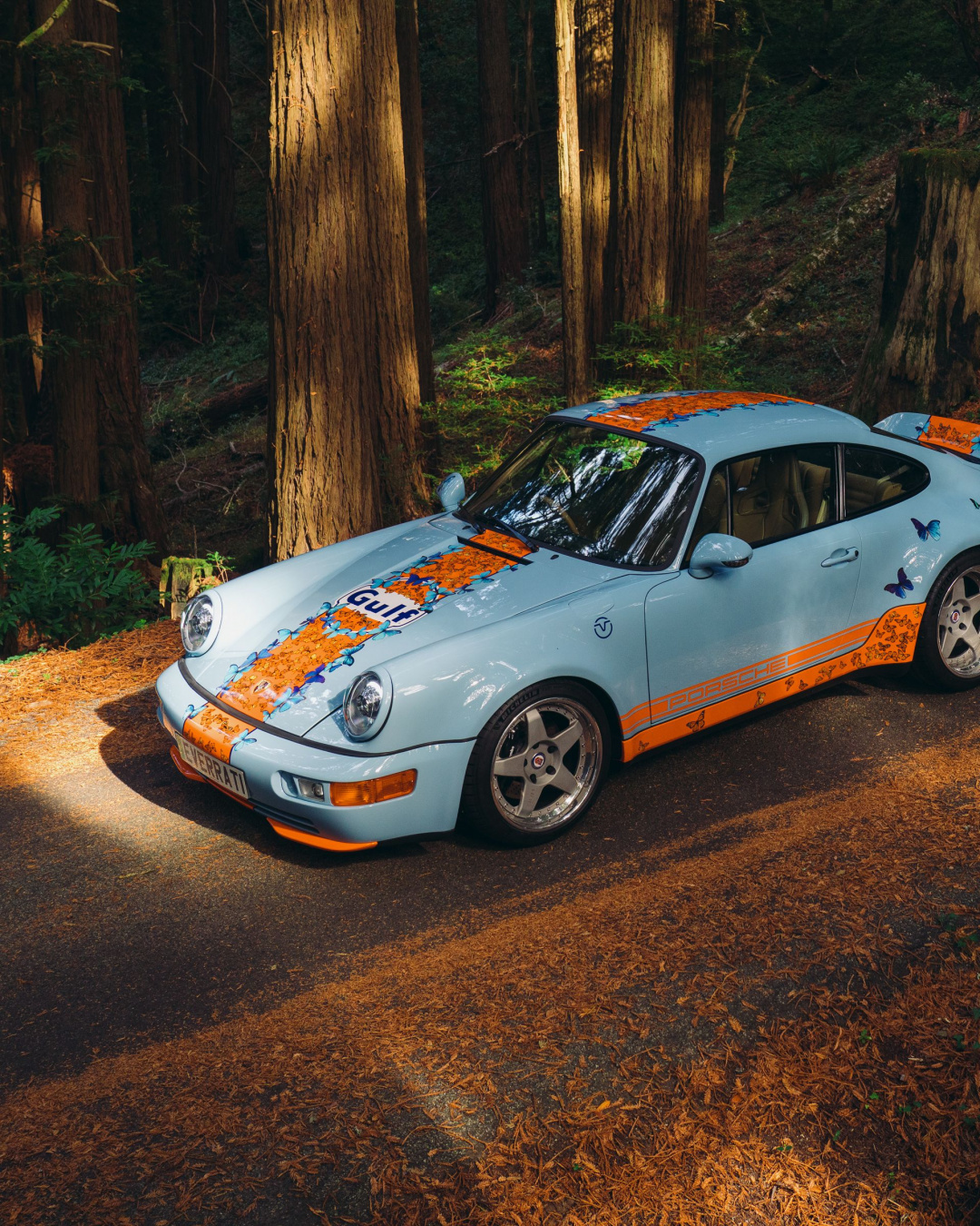 一天一张文艺照 Everrati打造的电动964 Gulf签名版本，有海湾石油的