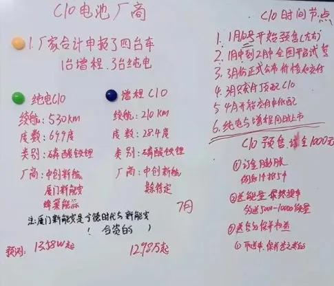 零跑汽车的销售在集中培训C10，据说增程版起售12.98万，纯电版起售13.58