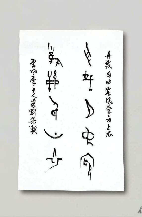 米刚甲骨文作品