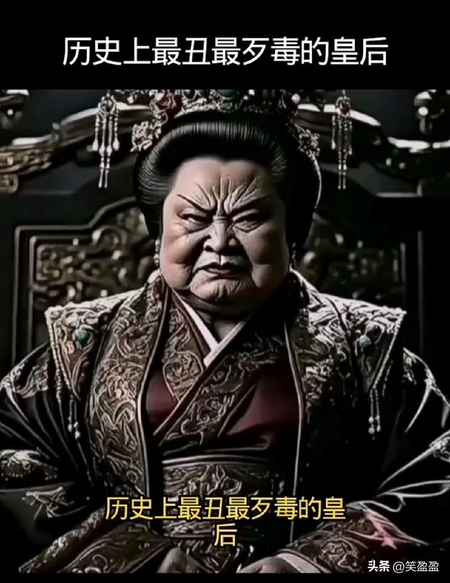 历史上最丑最歹毒的皇后，
她不但长得丑，心肠也特歹毒，被父亲调包进宫当皇后，因皇