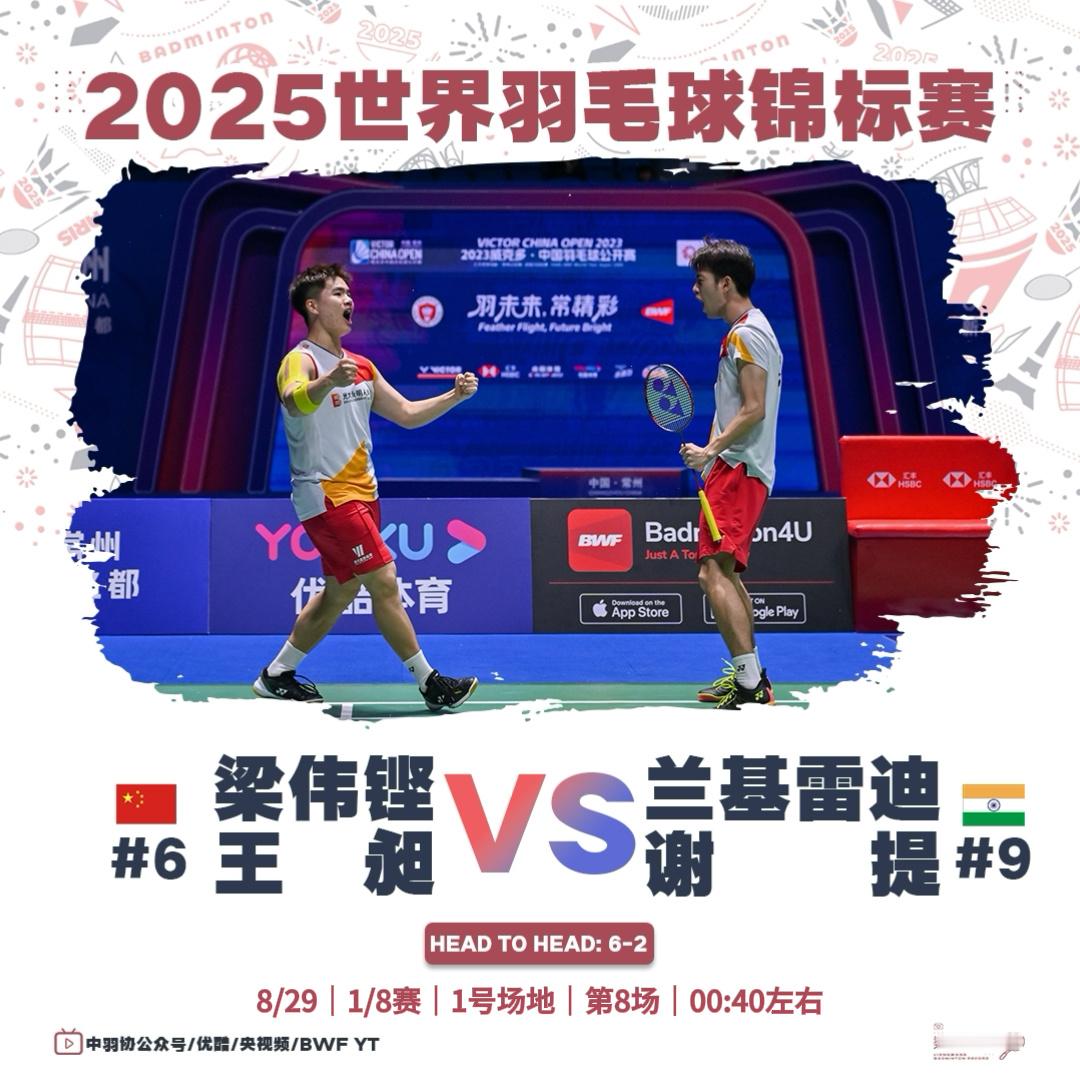 梁王驾到[超话]梁王组合 [打call]梁王加油 - 赛程预告 - 2025世界