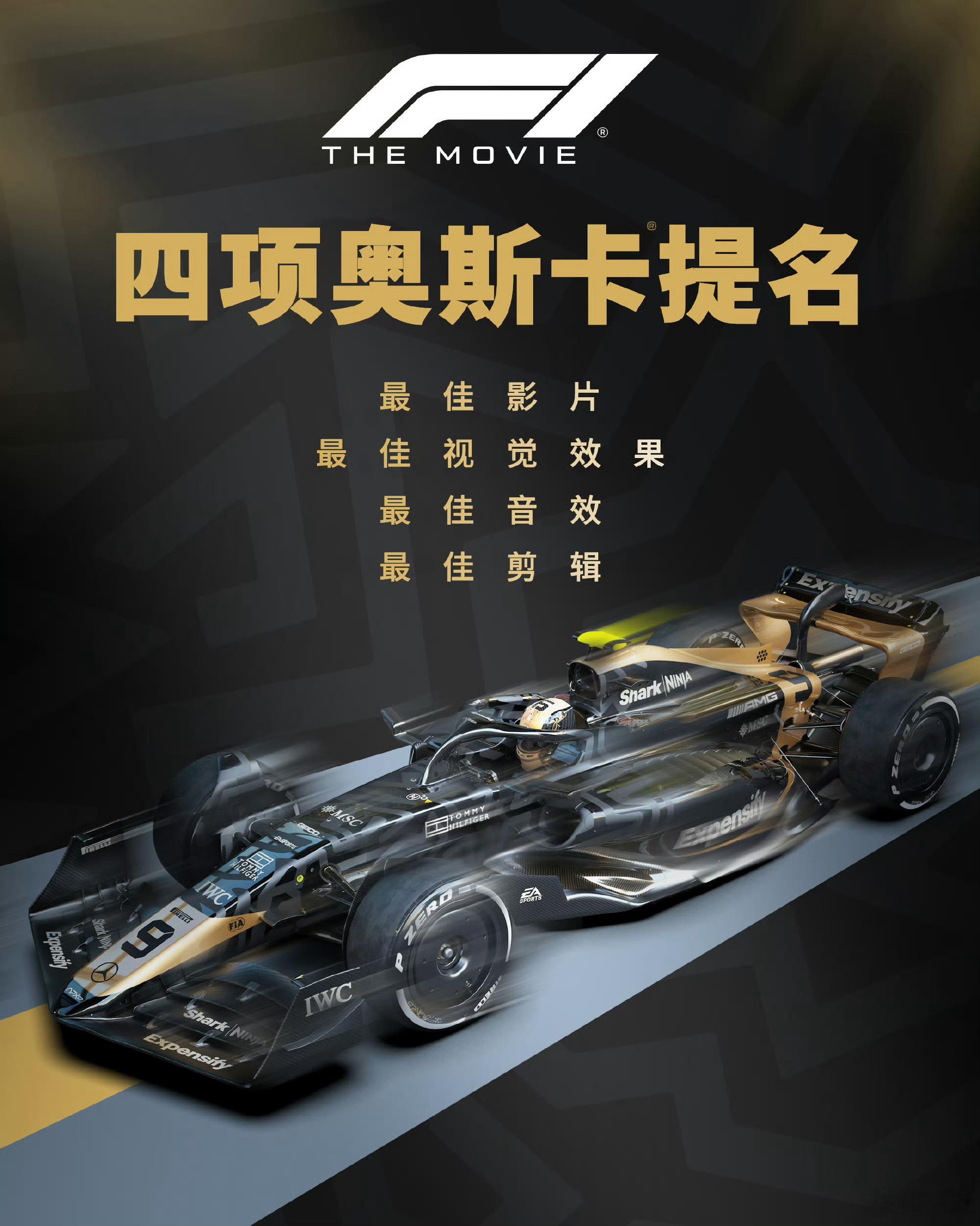 实至名归 f1狂飙飞车提名奥斯卡最佳影片