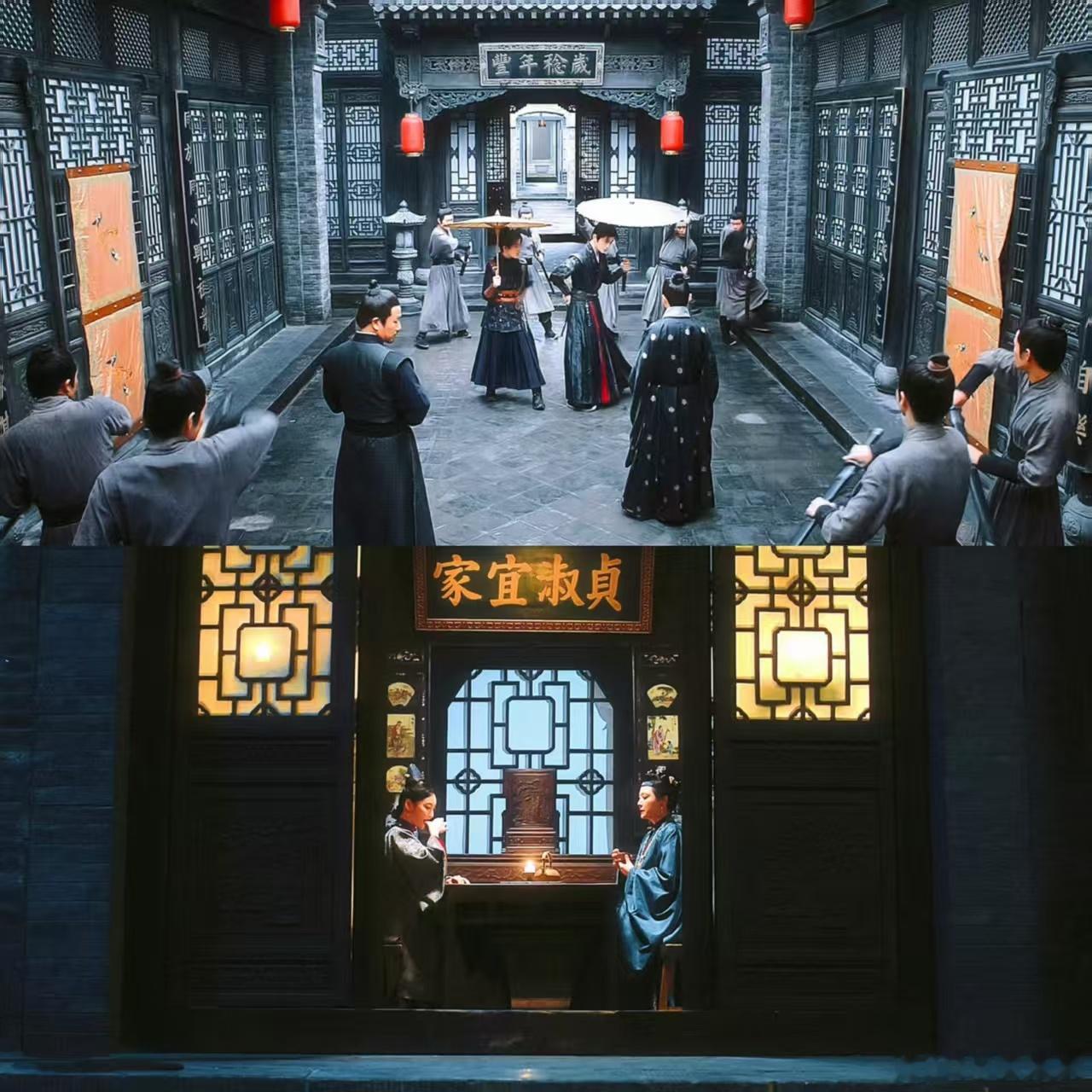  花开锦绣定档赵凌隔着牌坊抬眼望的镜头直接封神，镜头语言太有张力，能看出剧组在置